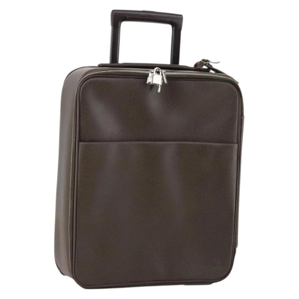 LOUIS VUITTON Taiga Pegas 45 Suitcase Grizzly M23314 LV Auth ki6093